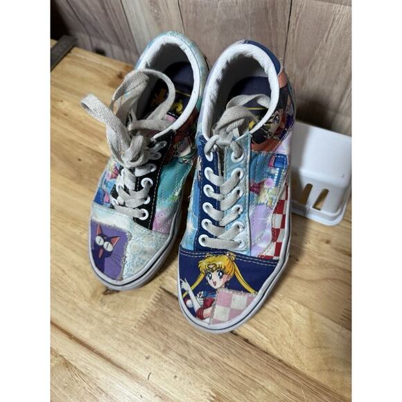 Sailor Moon x VANS OLD SKOOL PATCHWORK Pretty Guardian US W 5 - Picture 2 of 13